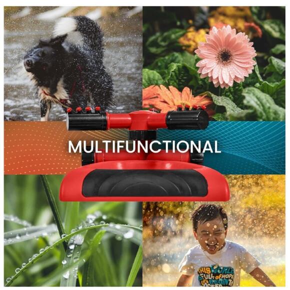 Joeys 2Pac Sprinkler for Yard, Rotating Garden Sprinkler for Large Area Coverage - Picture 5 of 7